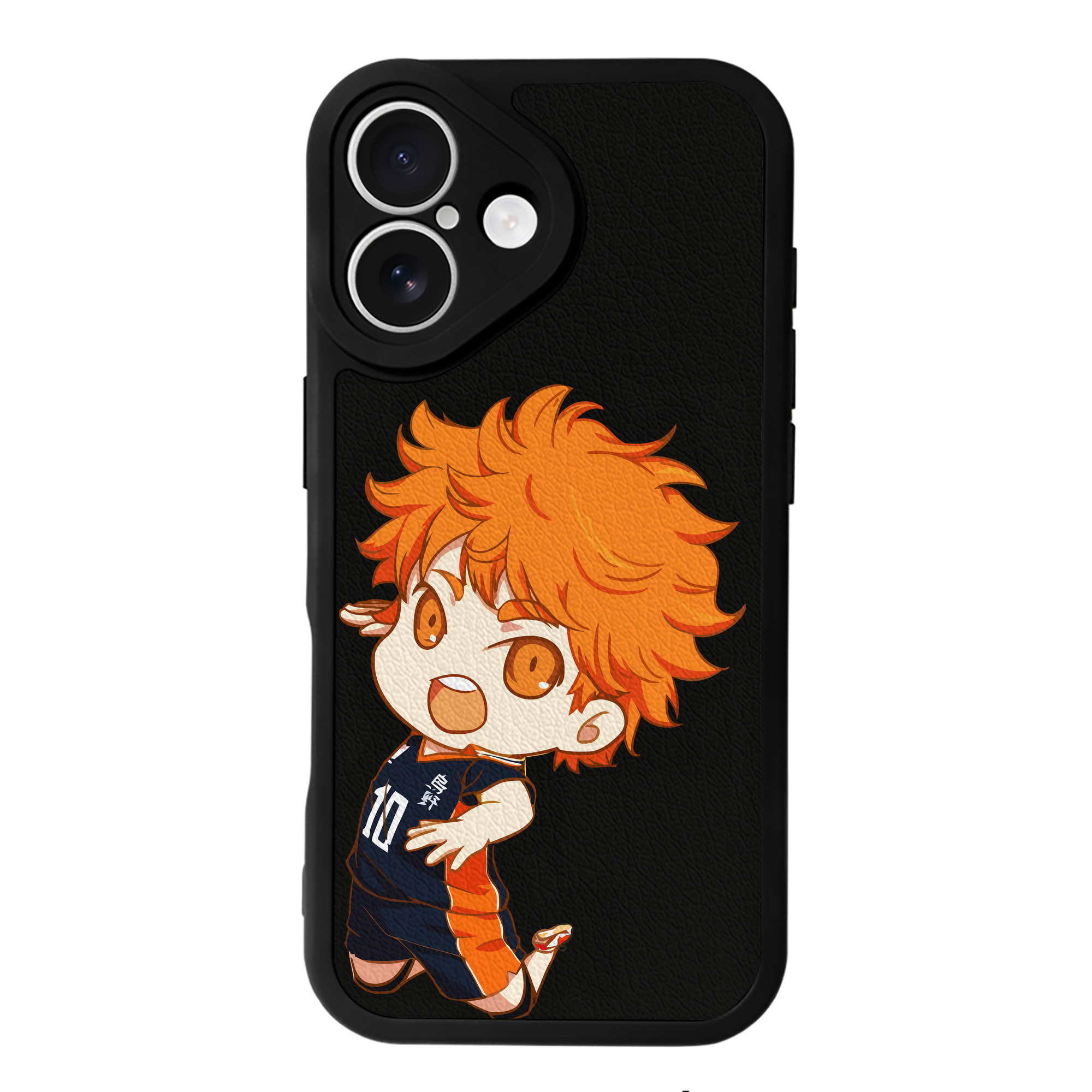 （画像用） ハイキュー!! Haikyu!! 【iPhone 16シリーズ対応】シリコンスマホケース（レザー調） 材質：シリコン